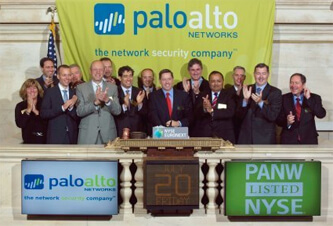 Palo Alto Networks Rises 26.5% in IPO