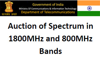 India Sets 800 & 1800 MHz Spectrum Auction for November