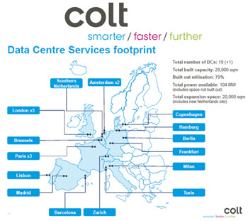 Colt Builds Pan-European vCloud Linking its Data Center