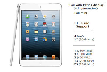 Apple Expands LTE Choices for iPad