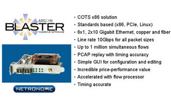 Argon Design Develops Flow Simulation Packet Blaster based on Netronome