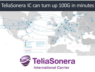 TeliaSonera IC Deploys Infinera’s Instant Bandwidth in North America