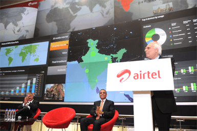 Bharti Airtel Installs Huge Video Wall for Network Monitoring