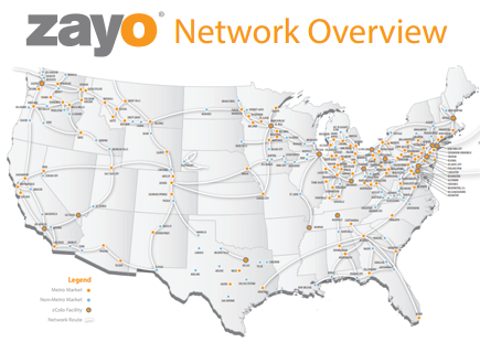Zayo Confirms 100G Upgrade on U.S. Network
