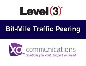 Level 3 and XO Adopt Bit-Mile Model for Traffic Peering