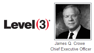 James Q. Crowe to Step Down as CEO of Level 3