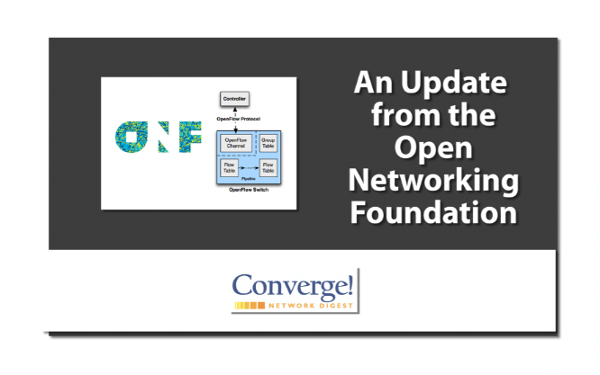 An Update from the Open Networking Foundation