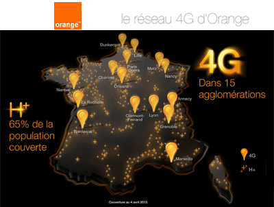 Orange Expands LTE Across France
