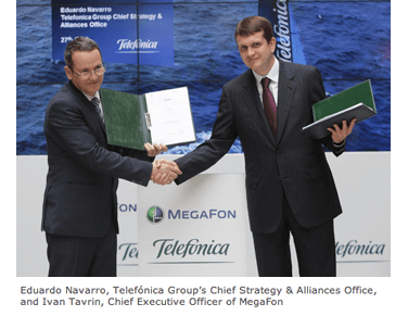 Telefónica and MegaFon Form Global Strategic Partnership