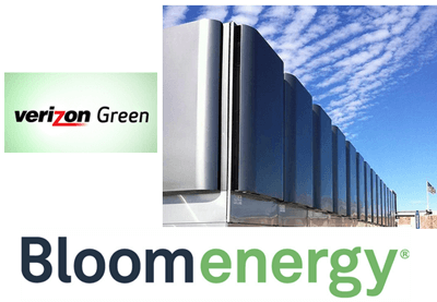 Verizon to Deploy Bloom Energy’s Fuel Cells