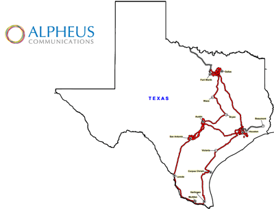 Alpheus Connects Texas Fiber Network to CyrusOne Data Centers