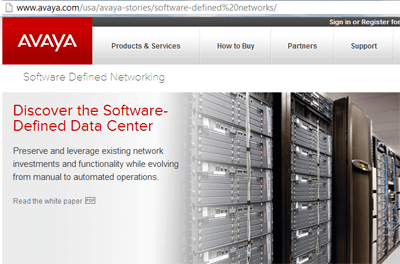 Avaya Outlines Software-Defined Data Center Framework