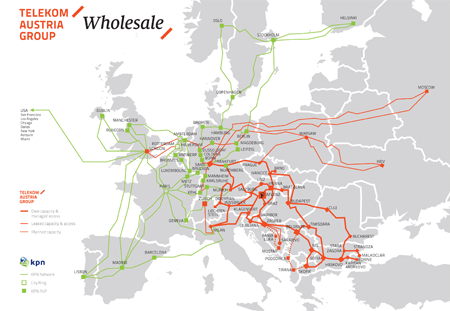 Telekom Austria and KPN Form Wholesale Partnership