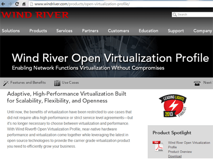 Wind River and HP Develop an NFV-Ready Server Platform