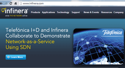 Infinera and Telefónica Demo Network-as-a-Service Powered by SDN