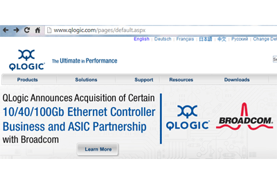 Broadcom Sells Certain Ethernet Controller-related Assets to QLogi