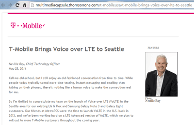 T-Mobile Activates VoLTE in Seattle