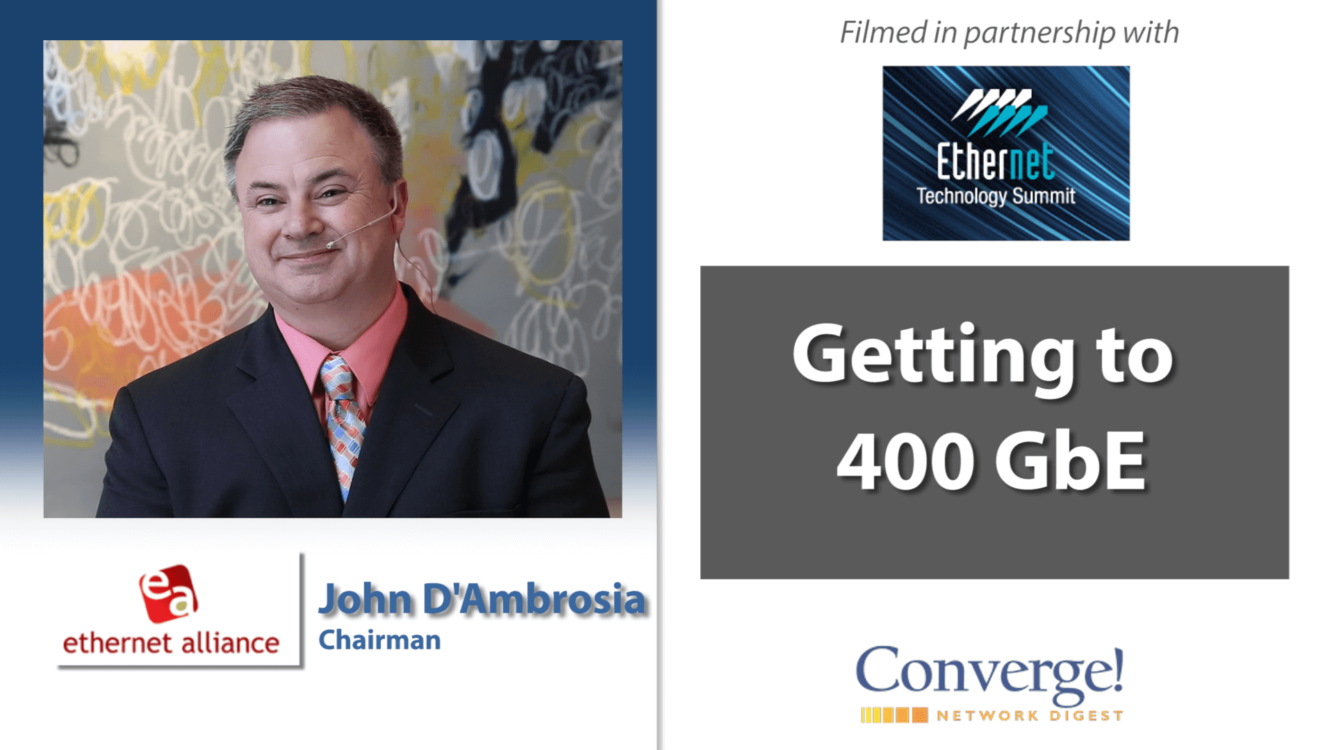 Video: Getting to 400 GbE