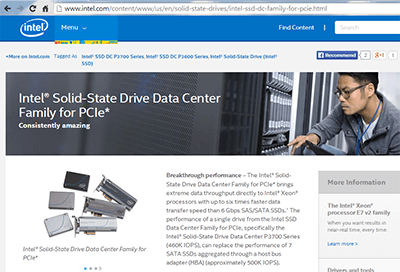 Intel Rolls Out Solid-State Drives for PCIe
