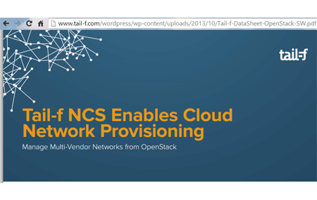 Cisco to Acquire Tail-f for Network Mgt and Service Orchestration