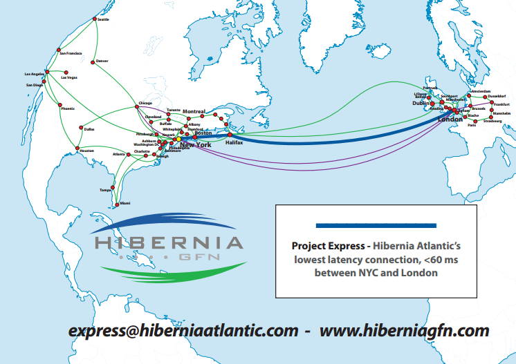 Work Begins on Hibernia’s “Project Express” Transatlantic Cable