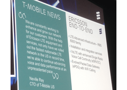 Ericsson Confirms Contract with T-Mobile US