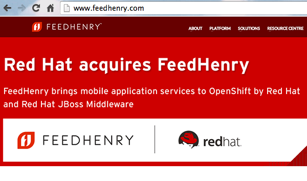 Red Hat to Acquire FeedHenry for Enterprise Mobile App Platform