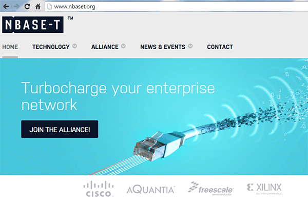 NBASE-T Alliance Pitches 2.5 and 5 GigE over Existing Copper Cables