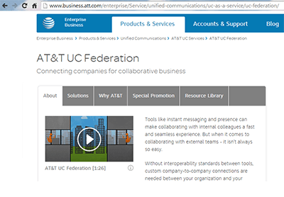 AT&T’s UC Federation Service Connects Lync, Jabber
