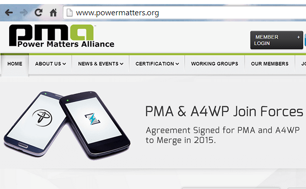 Wireless Charging Groups to Merge