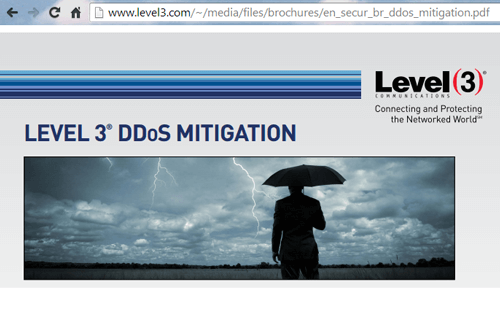 Level 3 Offers DDoS Mitigation Service with 4.5 Tbps Ingest