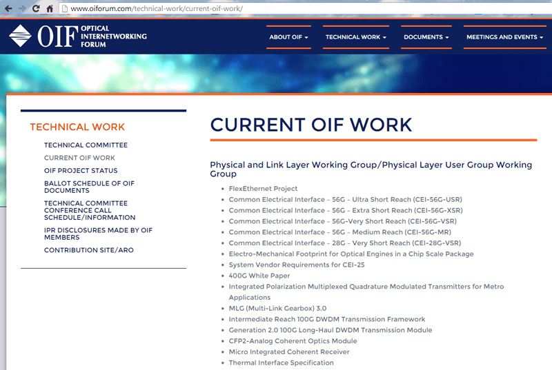 OIF’s FlexEthernet Aims for Incremental Speeds