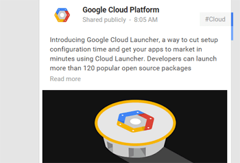 Google Introduces Cloud Launcher