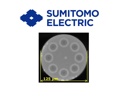 Sumitomo Electric Develops High-Density, 8-Core Fiber