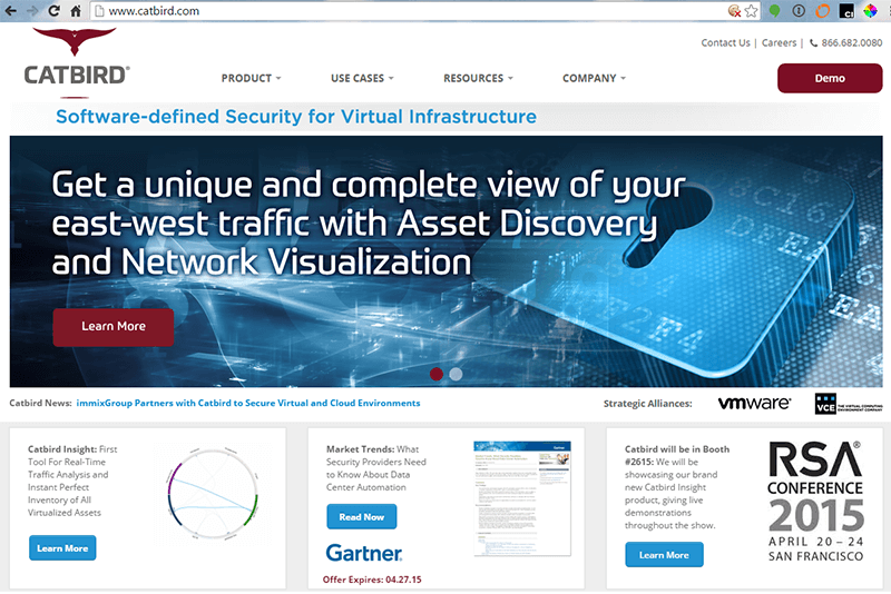 Catbird Intros Discovery Tool for Virtual Fabrics