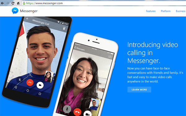 Facebook Adds Video Calling to Messenger