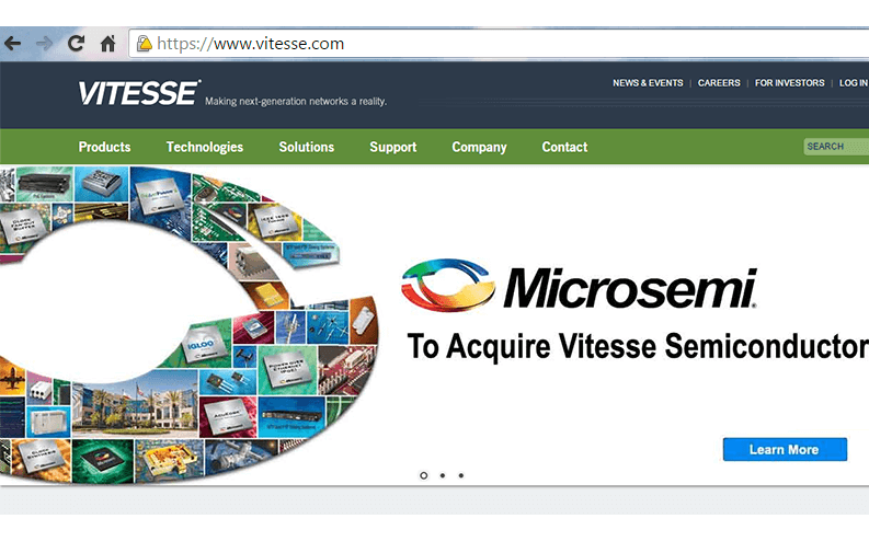 Microsemi Completes Acquisition of Vitesse