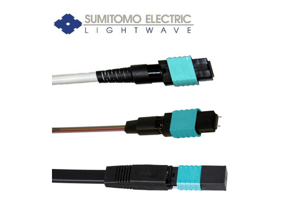 Sumitomo Electric Intros  8-Fiber QSFP-40G Splice-On Connector for 40G/100G