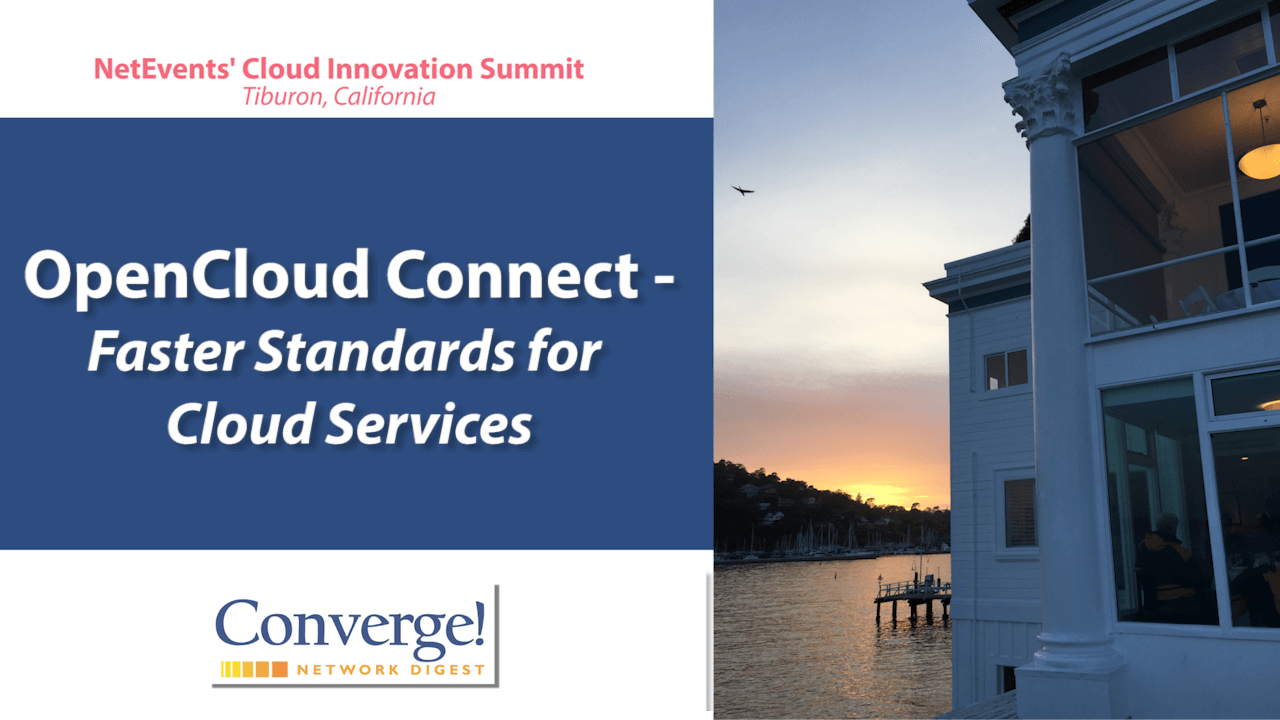 OpenCloud Connect – Faster Standards for Cloud Services