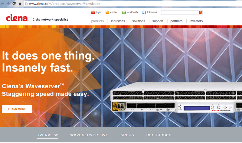 Ciena Intros Compact Waveserver for Data Center Interconnect