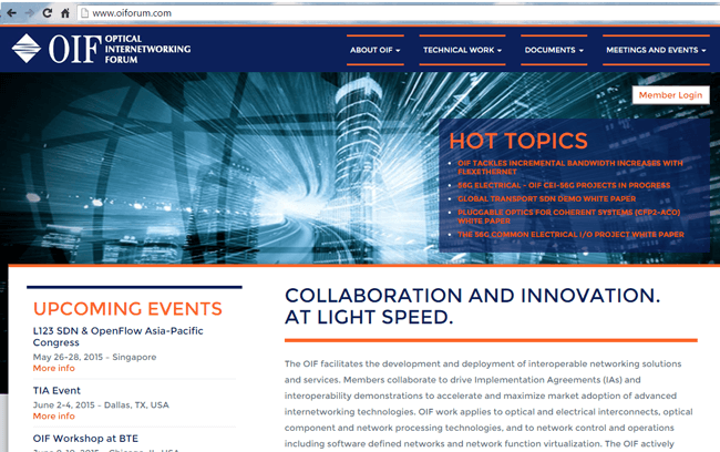 OIF Launches New Integrated Photonics Projects