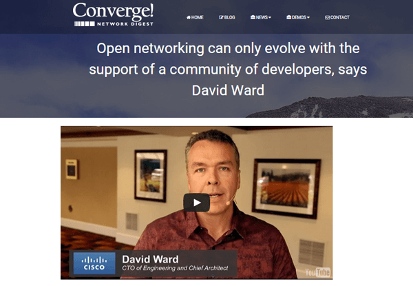 Cisco’s David Ward on Open Source Development