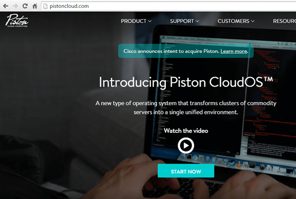 Cisco to Acquire Piston Cloud for OpenStack