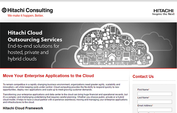 Hitachi Launches Private, Public, and Hybrid Cloud Platform.