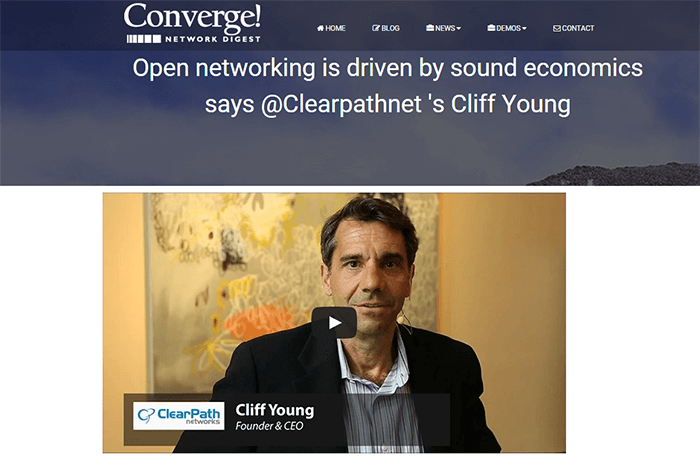 Open networking is driven by sound economics says Cliff Young