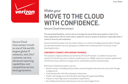 Verizon Delivers Secure Cloud Interconnect to CoreSite
