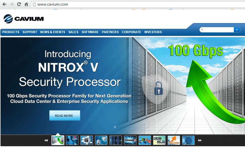 Cavium’s 100G NITROX V Security Processor Packs 288 Cores