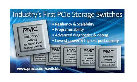 PMC Debuts Fastest SSD Contrillers and PCIe Switches