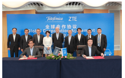 ZTE Signs Partnership Deal with Telefonica