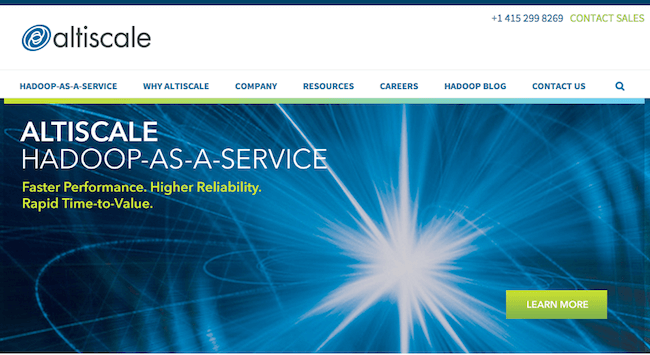 Latest version of Altiscale Data Cloud has Spark as a Service, ODPi support